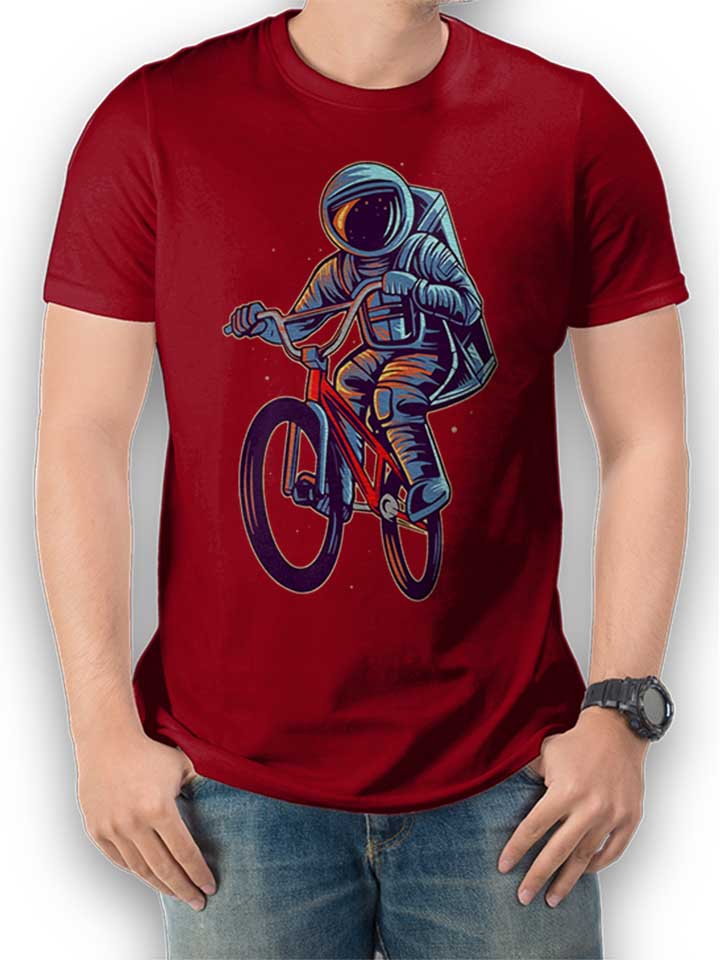 bmx-astronaut-t-shirt bordeaux 1