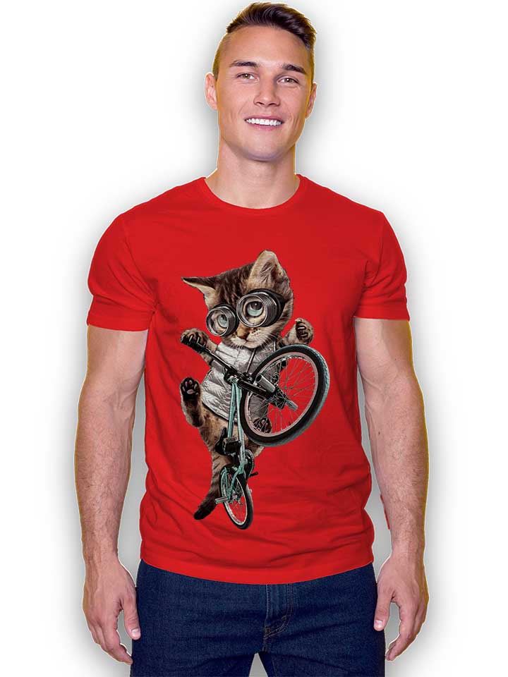bmx-cat-t-shirt rot 2