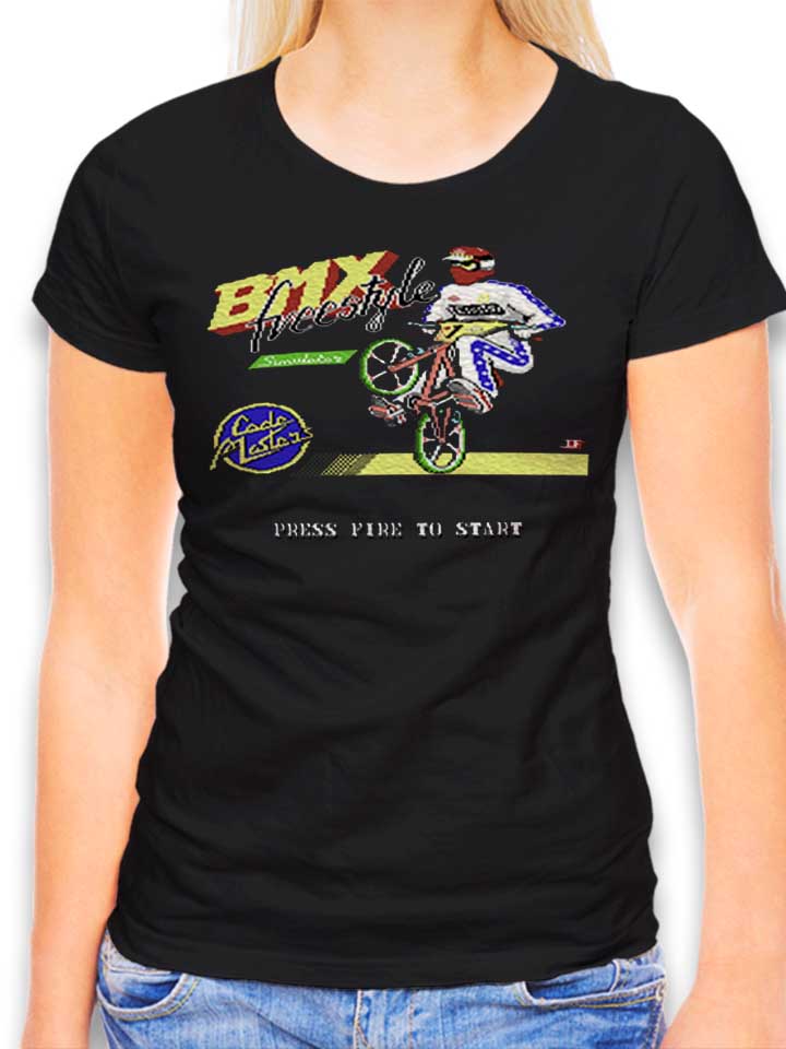 Bmx Freestyle Damen T-Shirt schwarz L