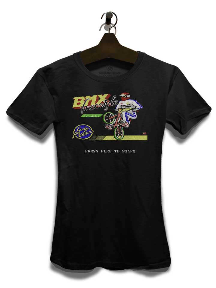 bmx-freestyle-damen-t-shirt schwarz 3
