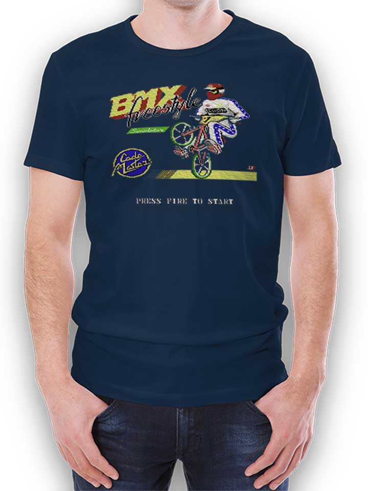 Bmx Freestyle Camiseta azul-marino L