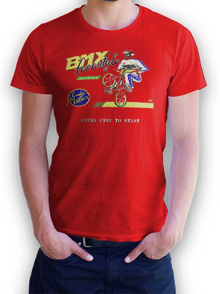 Bmx Freestyle Camiseta rojo L