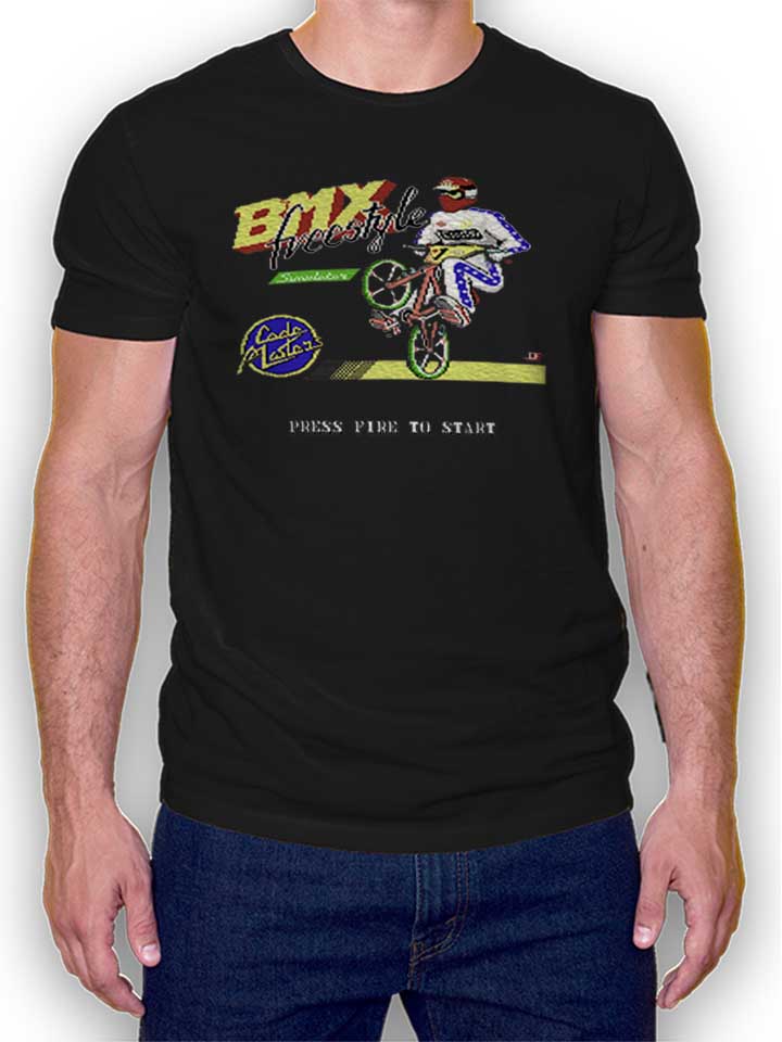 bmx-freestyle-t-shirt schwarz 1