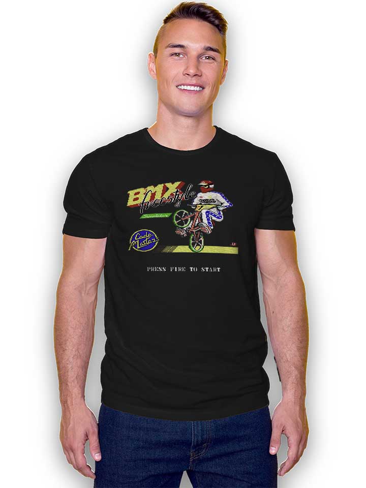 bmx-freestyle-t-shirt schwarz 2