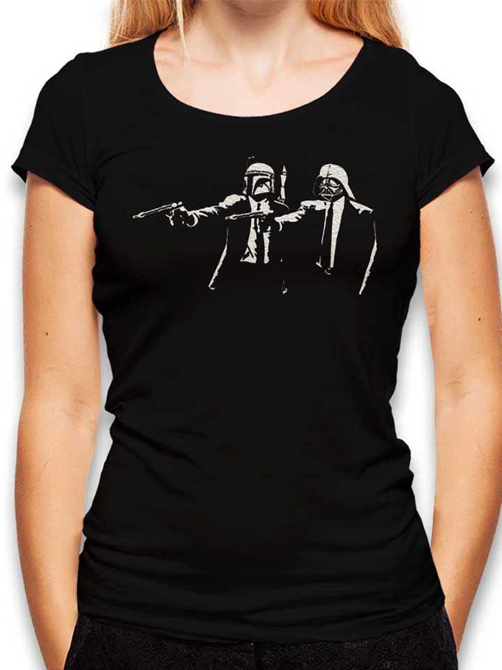 Boba Vader Pulp Fiction Damen T-Shirt schwarz L