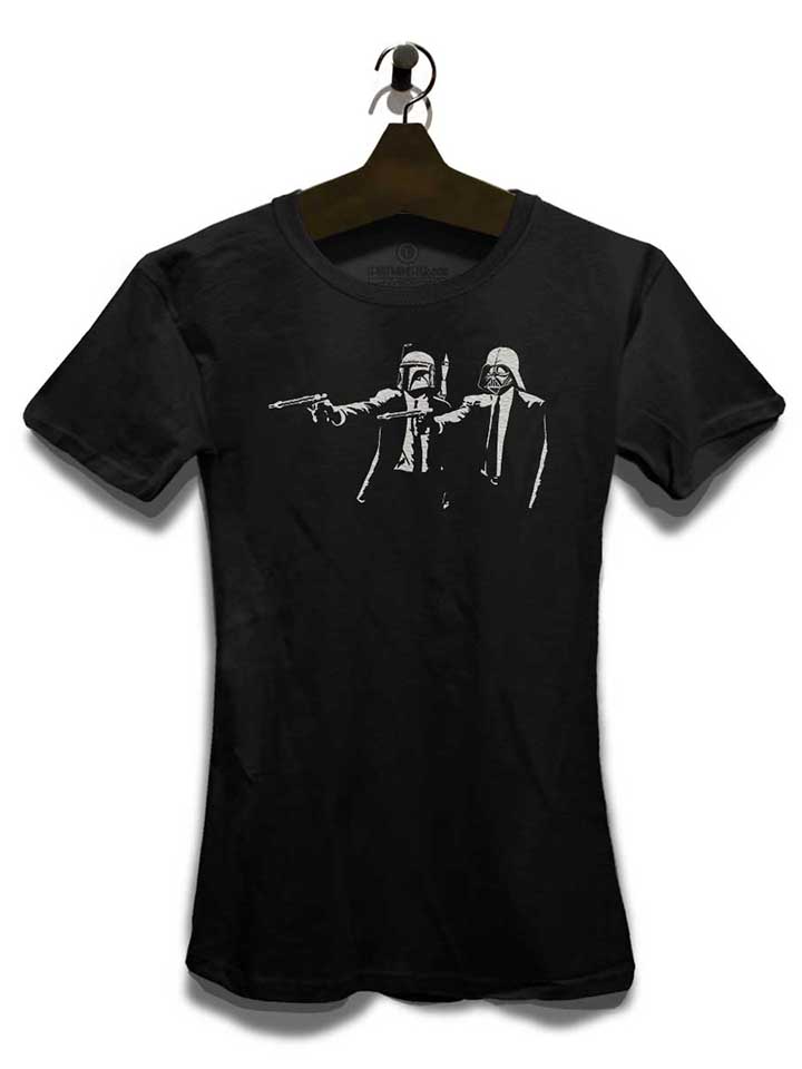 boba-vader-pulp-fiction-damen-t-shirt schwarz 3