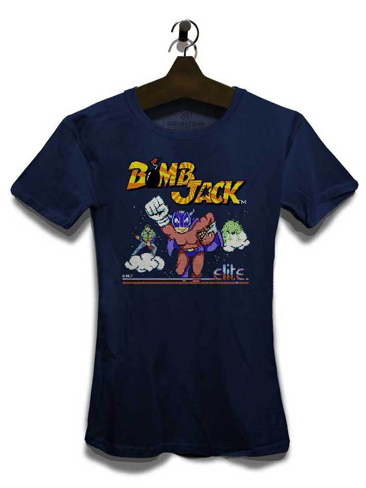 bomb-jack-damen-t-shirt dunkelblau 3