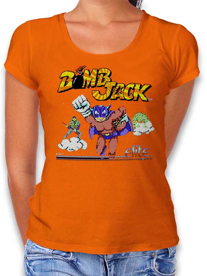 Bomb Jack Damen T-Shirt orange L