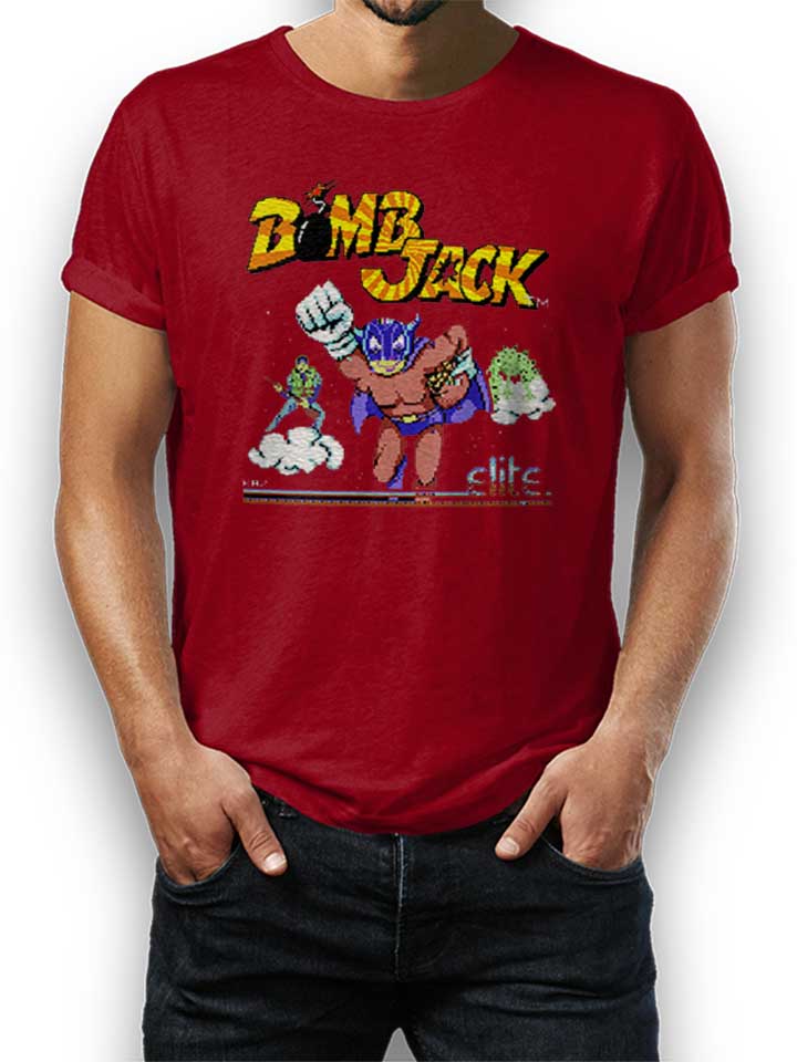 Bomb Jack T-Shirt maroon L
