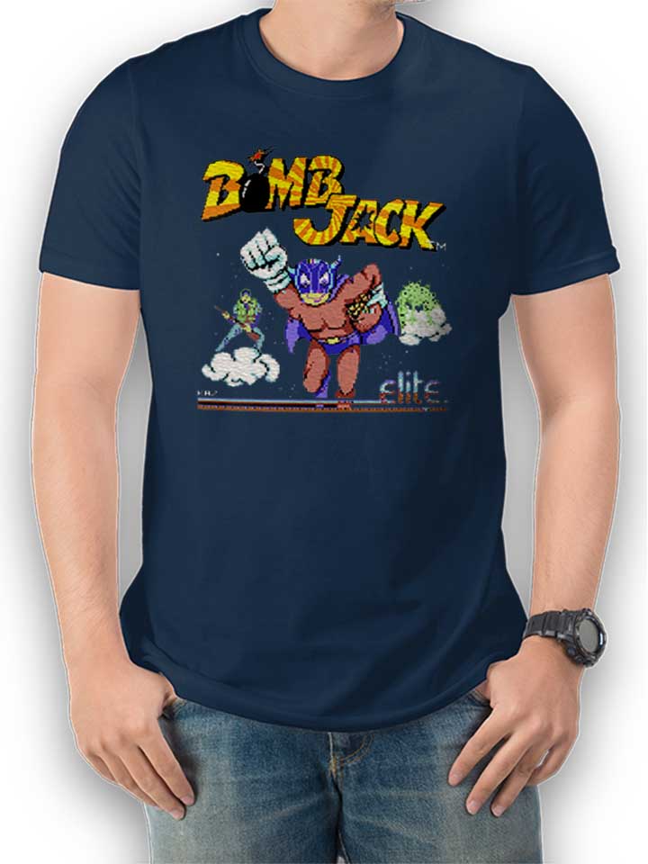 bomb-jack-t-shirt dunkelblau 1