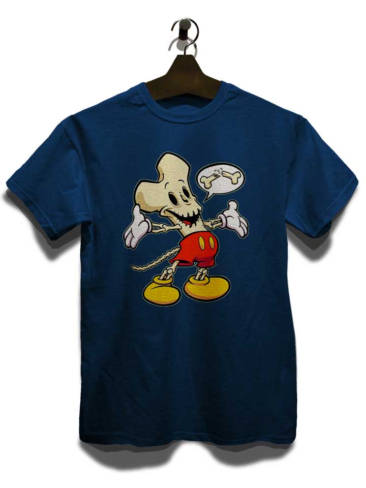bonehead-cartoon-t-shirt dunkelblau 3