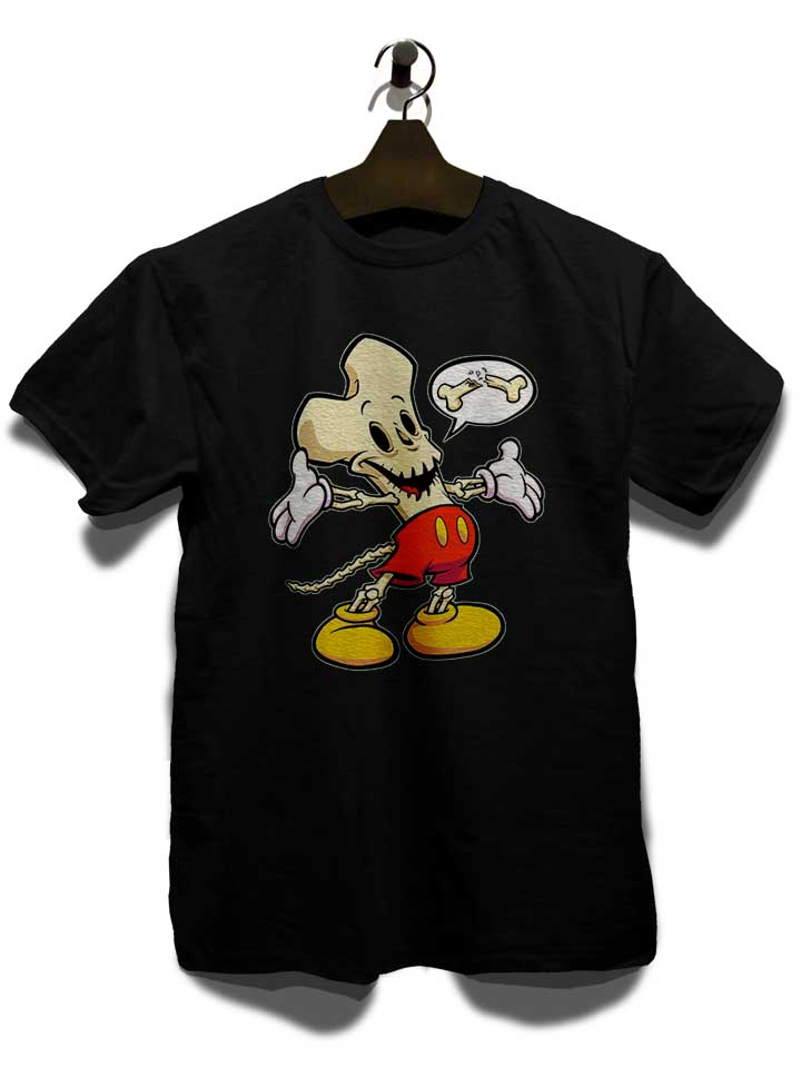 bonehead-cartoon-t-shirt schwarz 3