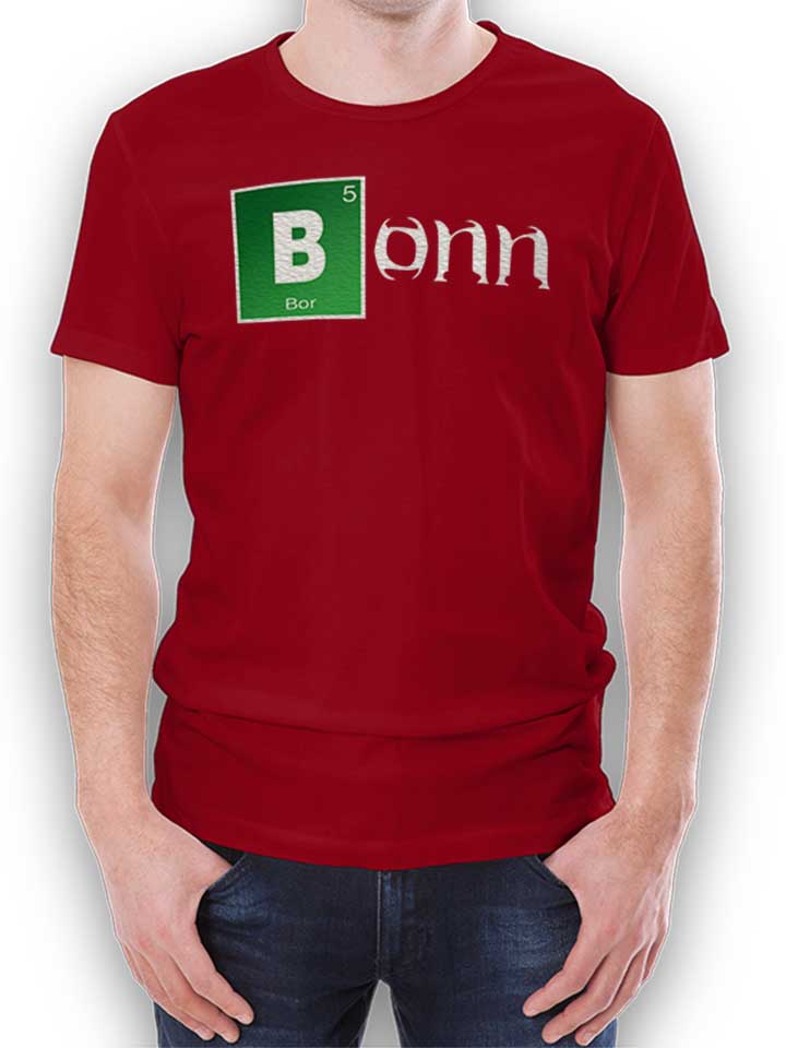 Bonn T-Shirt maroon L