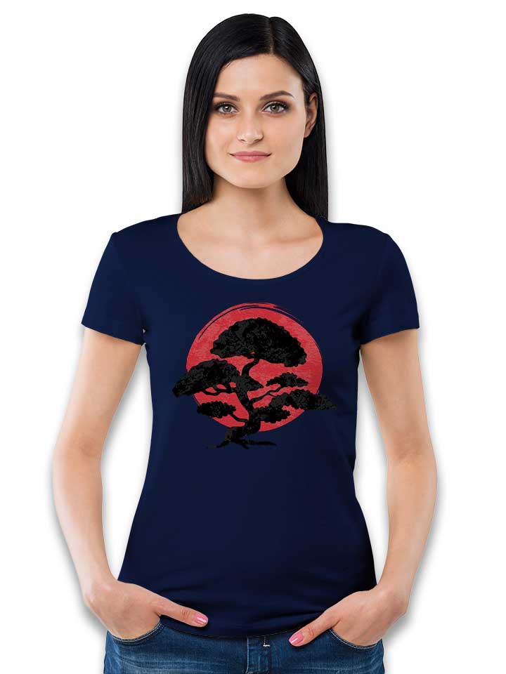 bonsai-sun-damen-t-shirt dunkelblau 2