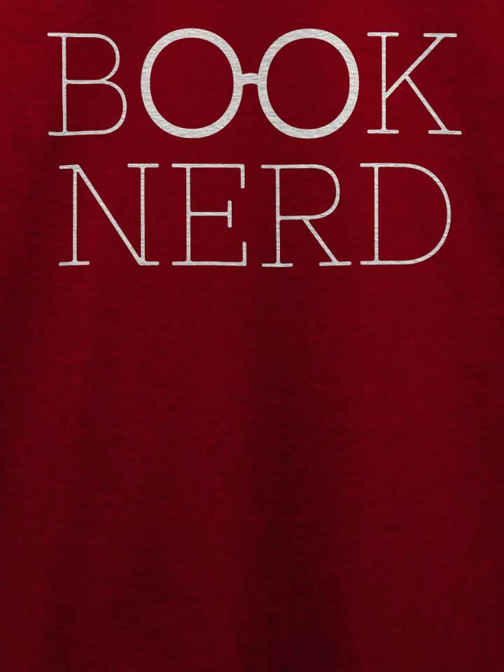 book-nerd-t-shirt bordeaux 4