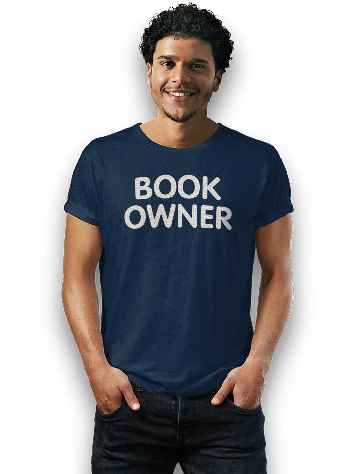 book-owner-t-shirt dunkelblau 2