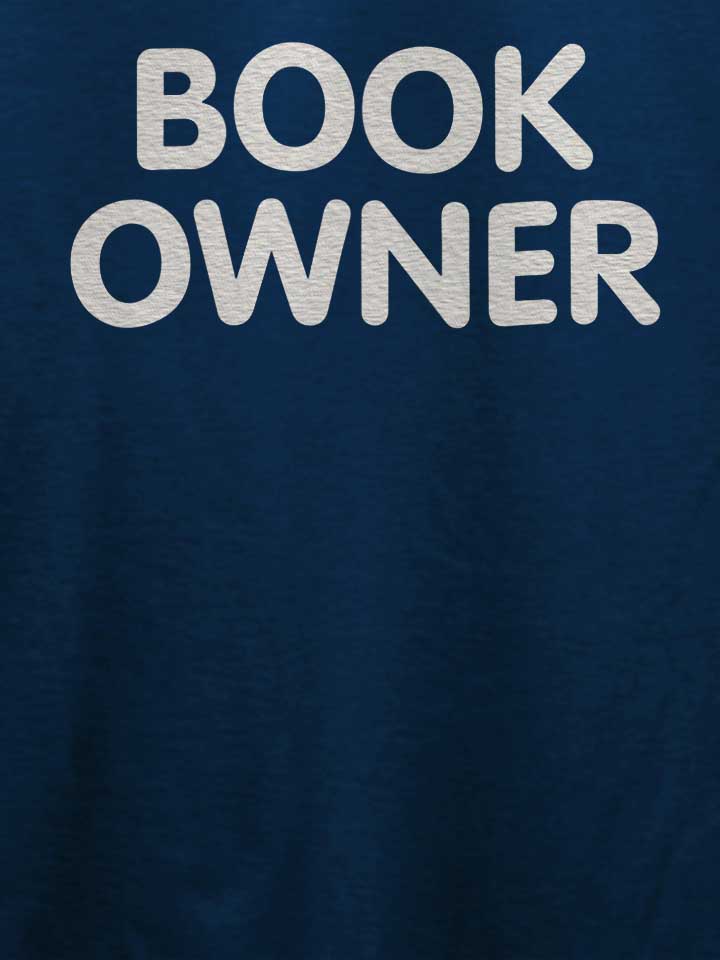 book-owner-t-shirt dunkelblau 4