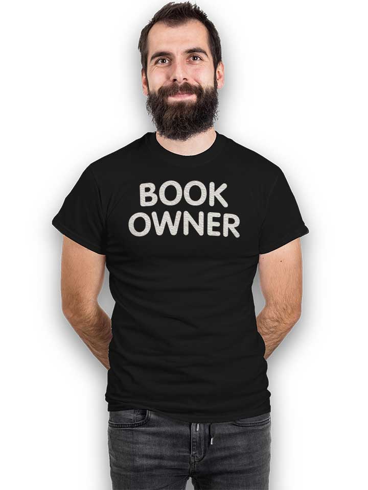 book-owner-t-shirt schwarz 2