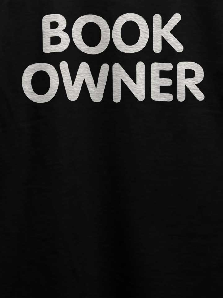 book-owner-t-shirt schwarz 4