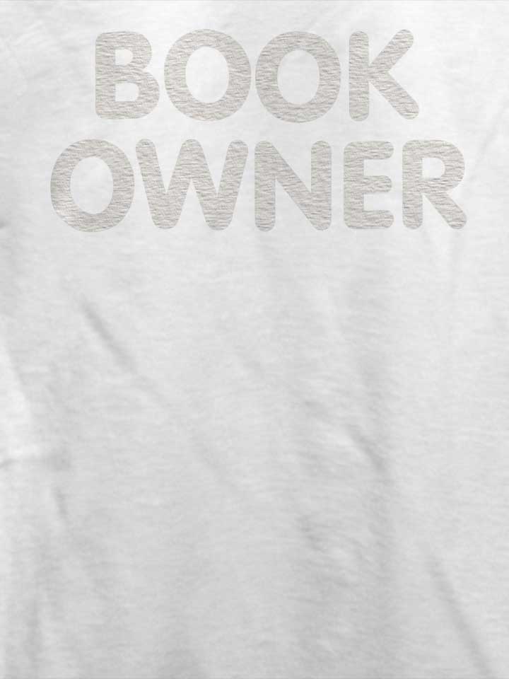book-owner-t-shirt weiss 4