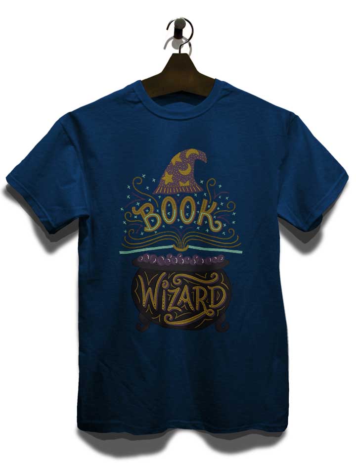 book-wizard-t-shirt dunkelblau 3