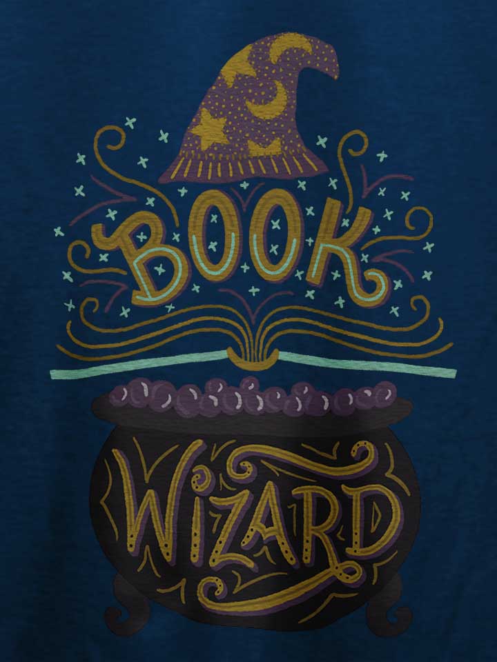 book-wizard-t-shirt dunkelblau 4