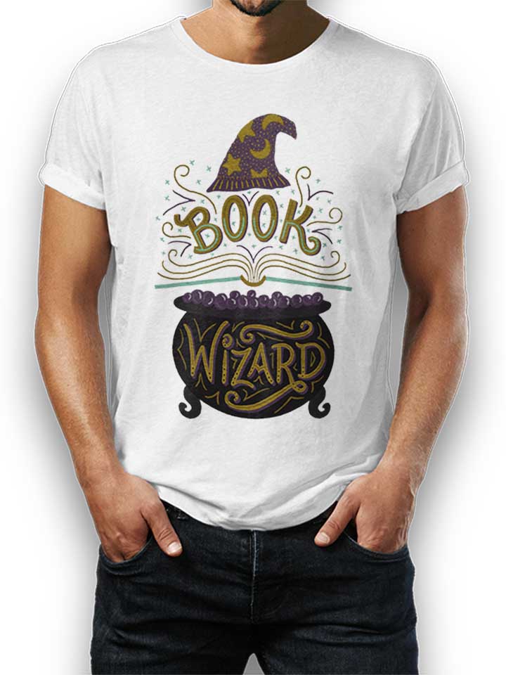 book-wizard-t-shirt weiss 1