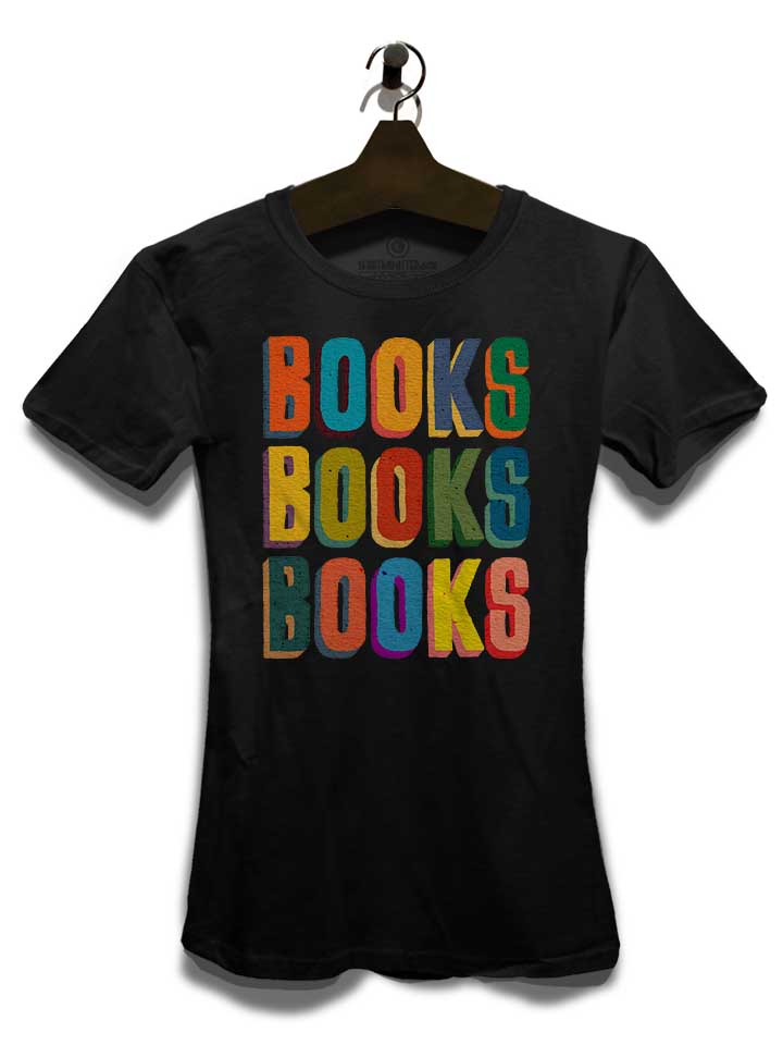 books-books-books-damen-t-shirt schwarz 3