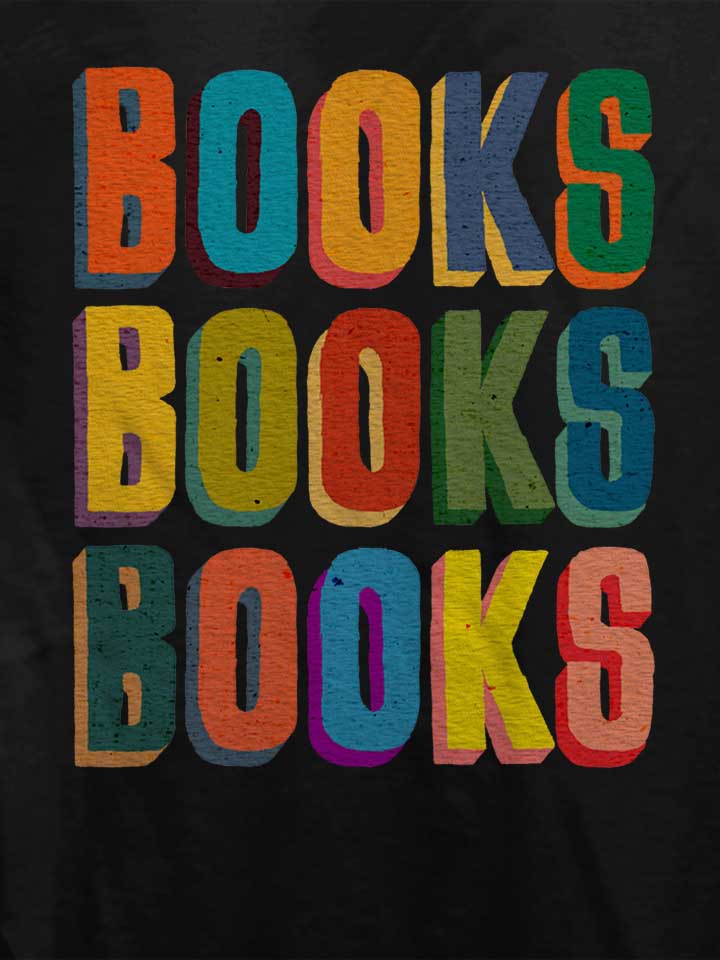 books-books-books-damen-t-shirt schwarz 4