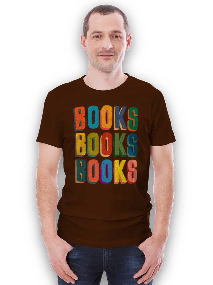books-books-books-t-shirt braun 2