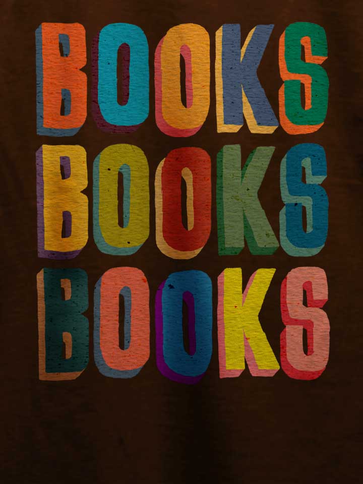 books-books-books-t-shirt braun 4