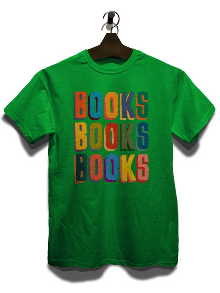 books-books-books-t-shirt gruen 3