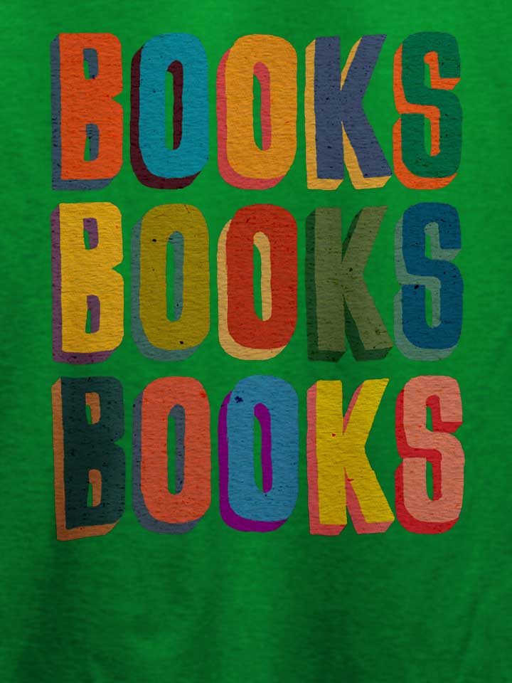 books-books-books-t-shirt gruen 4