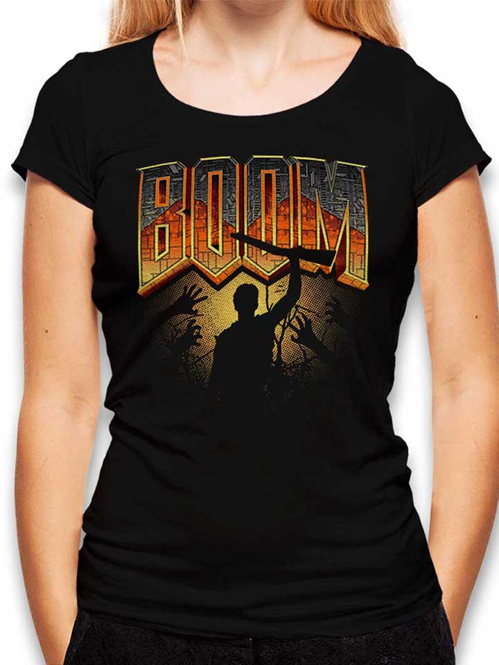 boom-army-of-darkness-damen-t-shirt schwarz 1