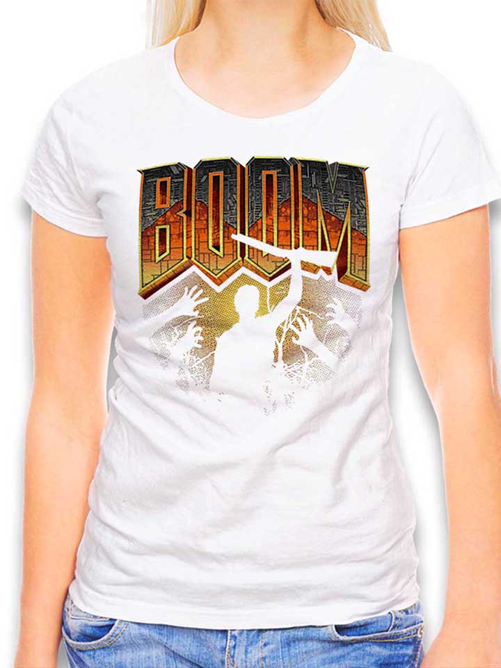 Boom Army Of Darkness Camiseta Mujer blanco L