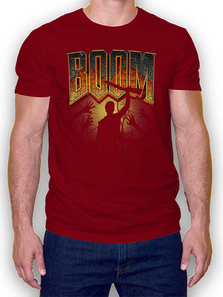 Boom Army Of Darkness Camiseta burdeos L