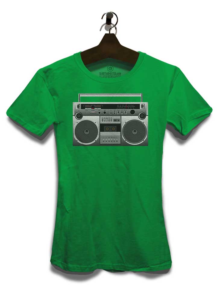 boombox-damen-t-shirt gruen 3