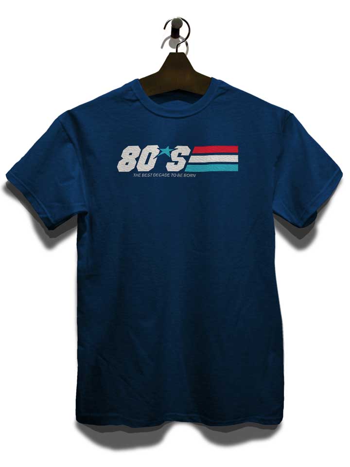 born-in-the-80s-t-shirt dunkelblau 3