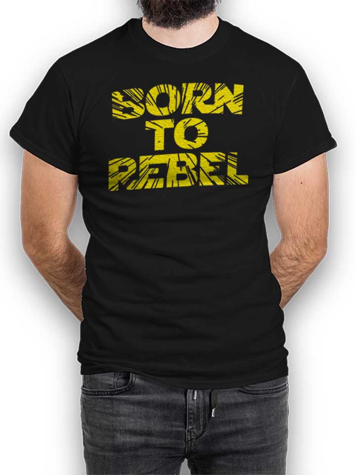 Born To Rebel T-Shirt schwarz L