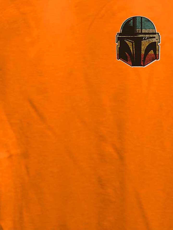 bounty-hunter-helmet-chest-print-damen-t-shirt orange 4