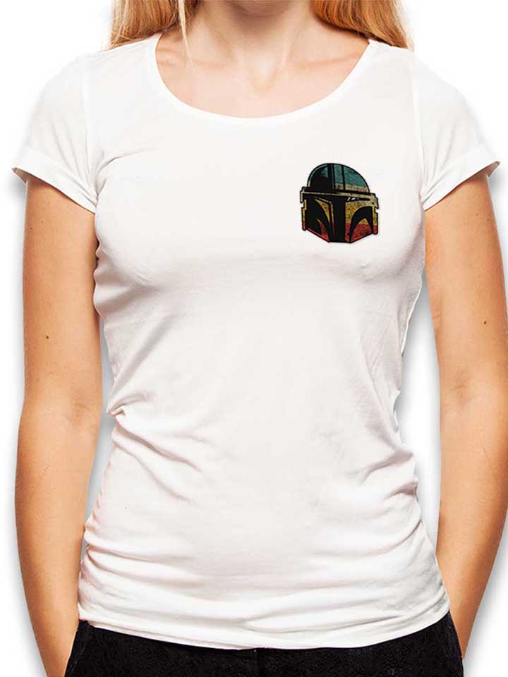 bounty-hunter-helmet-chest-print-damen-t-shirt weiss 1