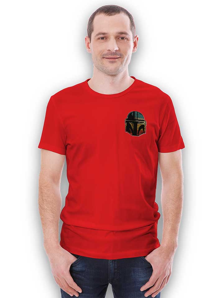 bounty-hunter-helmet-chest-print-t-shirt rot 2