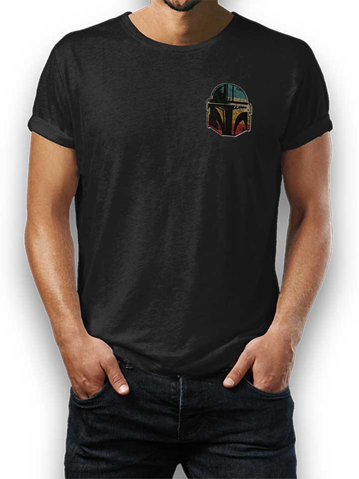 bounty-hunter-helmet-chest-print-t-shirt schwarz 1