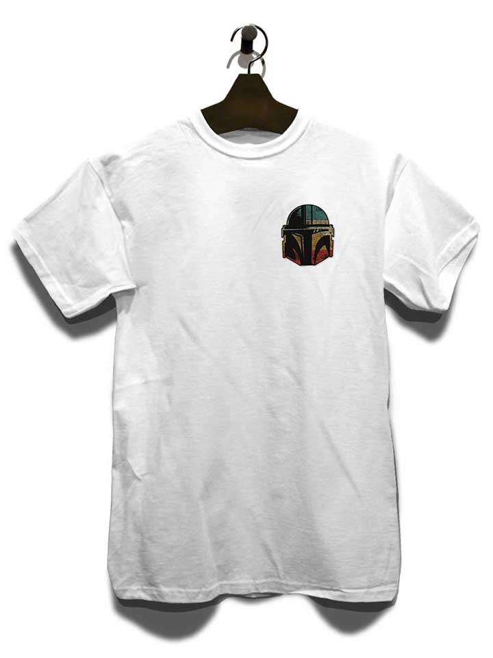 bounty-hunter-helmet-chest-print-t-shirt weiss 3
