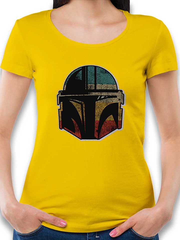 bounty-hunter-helmet-damen-t-shirt gelb 1