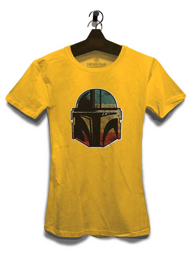 bounty-hunter-helmet-damen-t-shirt gelb 3