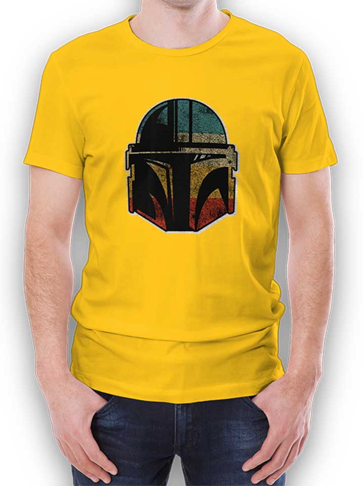bounty-hunter-helmet-t-shirt gelb 1