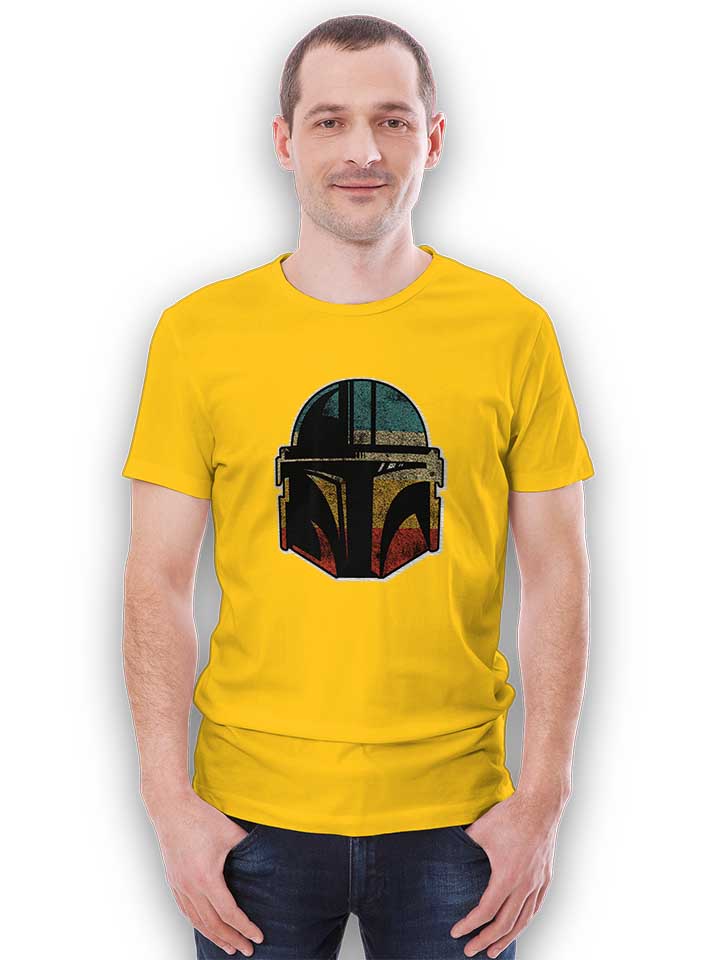 bounty-hunter-helmet-t-shirt gelb 2