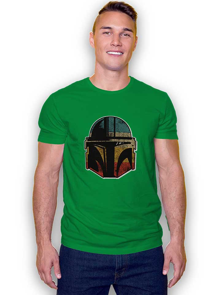 bounty-hunter-helmet-t-shirt gruen 2