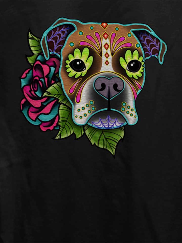 boxer-dog-damen-t-shirt schwarz 4